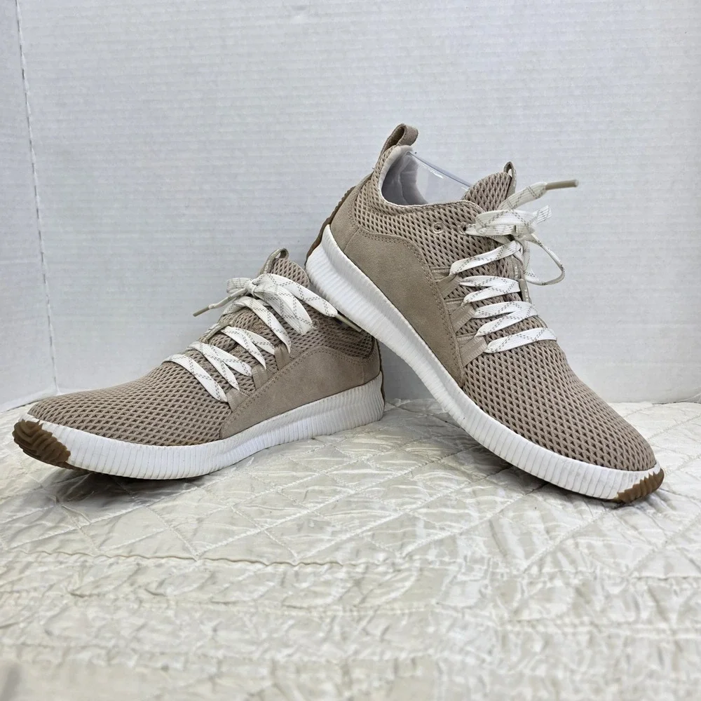 Sorel Women‎ Out N About Plus Beige Waterproof Lace Up Ankle Casual Sneaker US 9